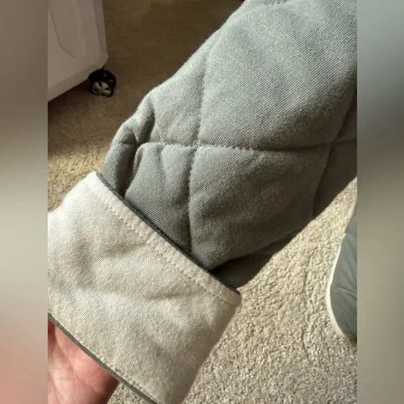 Z Supply Women's Maya Quilted Utility Jacket - Sage Green - Picture 5 of 7